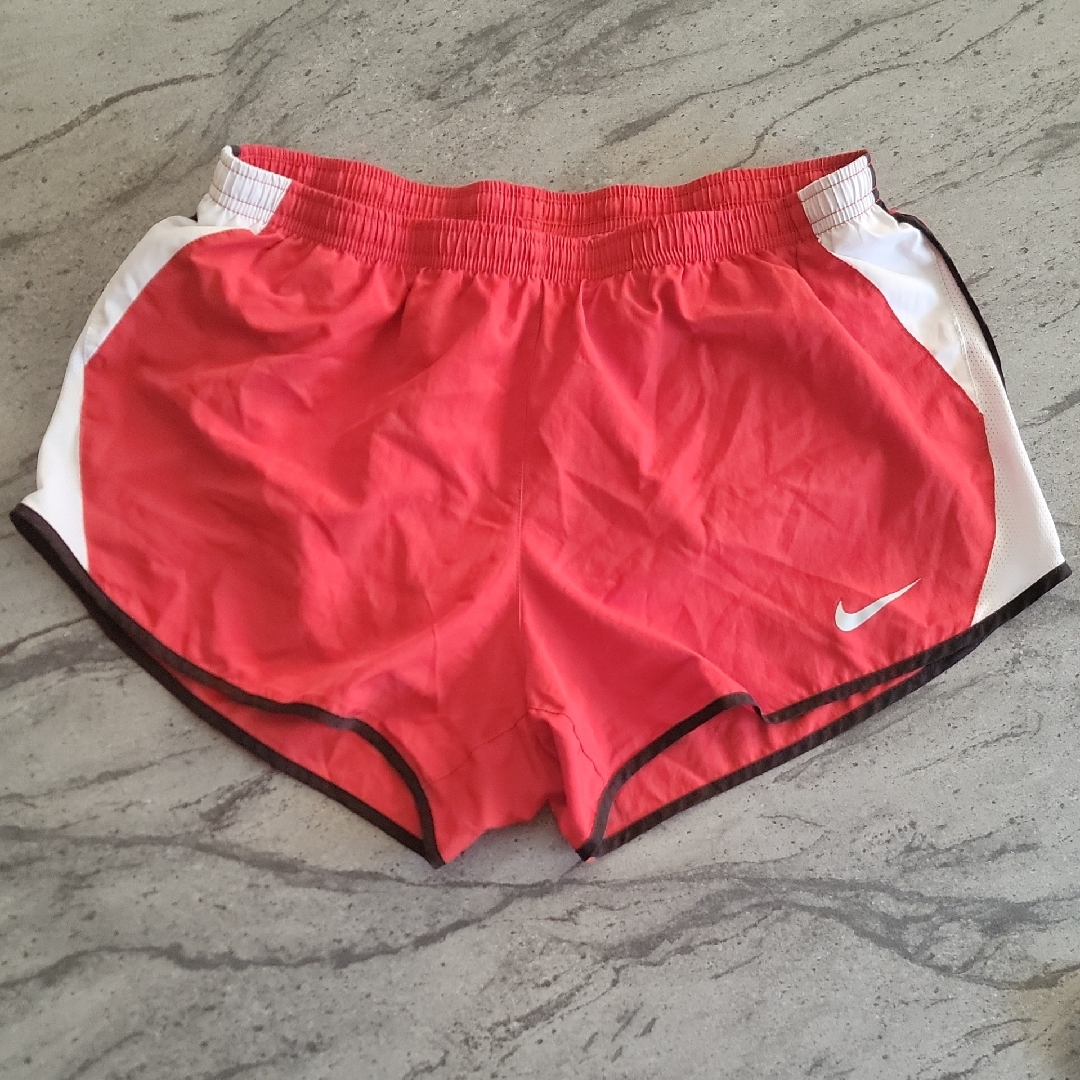 Nike Dri-Fit Running Shorts Red White Black Women's Size L